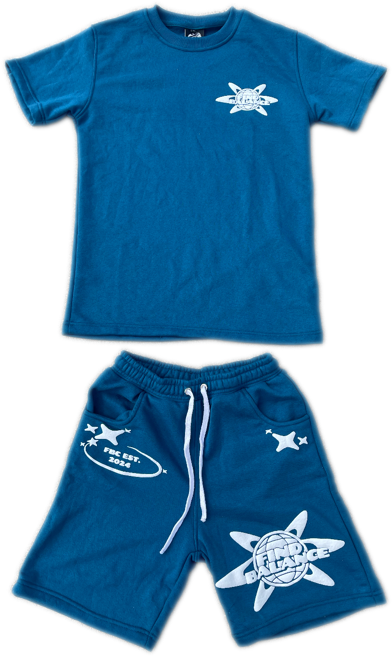 Find Balance WrldWide Outfit Set BLUE