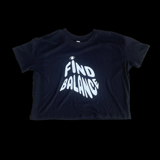 Find Balance Statement Cropped tee