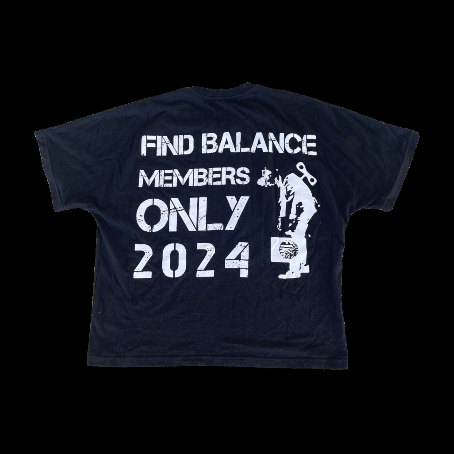 Find Balance Members Only Cropped Tee