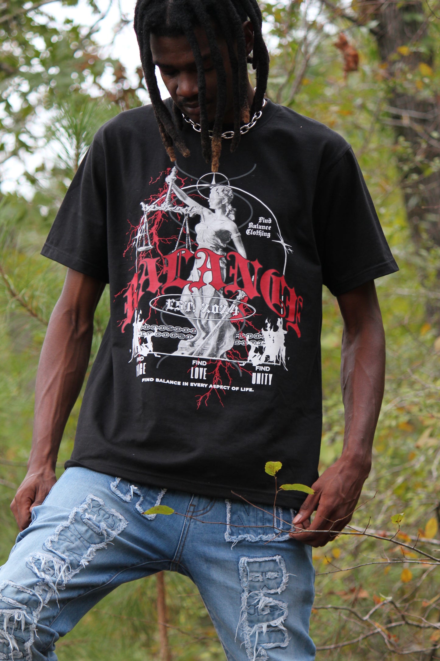 Find Balance 'Lady Libra' Graphic T-shirt